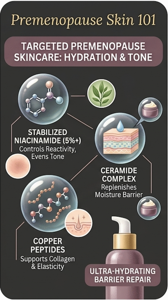 Perimenopause Skin 101: Understanding the Hormonal Shift 3 INGREDIENTS WORTH PRIORITIZING